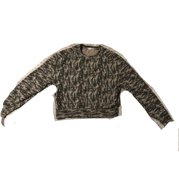 Rag & Bone City Sweatshirt in Army Multi | XS - Picture 4 of 6